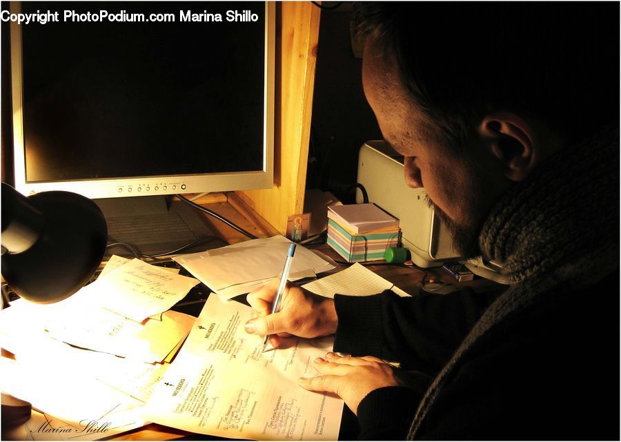 Book, Text, Desk, Furniture, Table, Paper, Oscilloscope