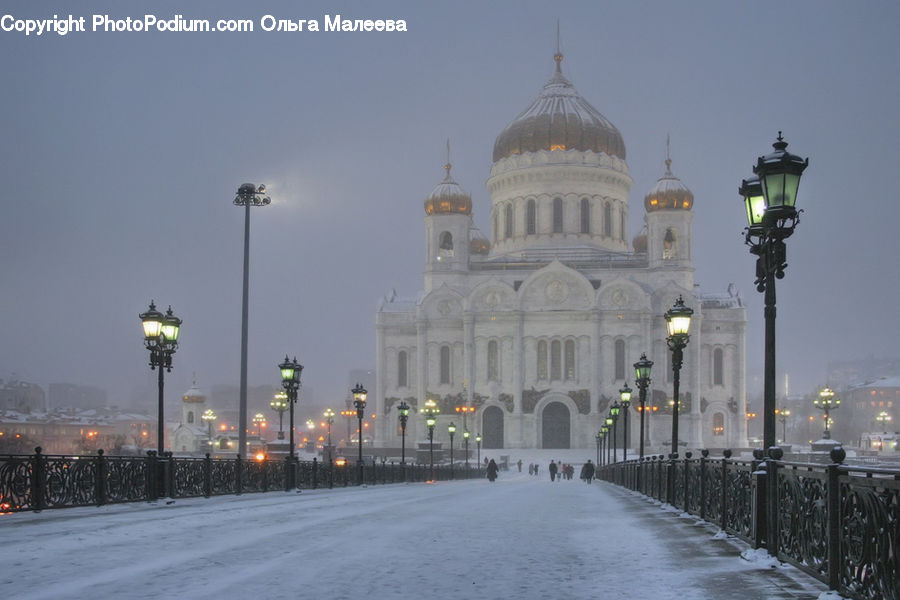 Architecture, Dome, Building, City, Downtown, Ice, Outdoors