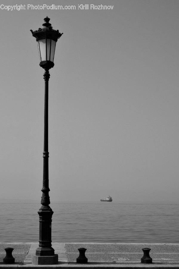 Lamp Post, Vehicle, Boat, Transportation, Lamp