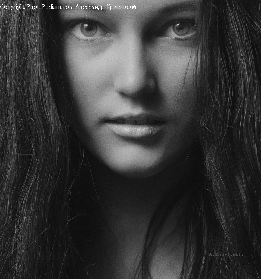 Person, Human, Face, Hair, Black Hair