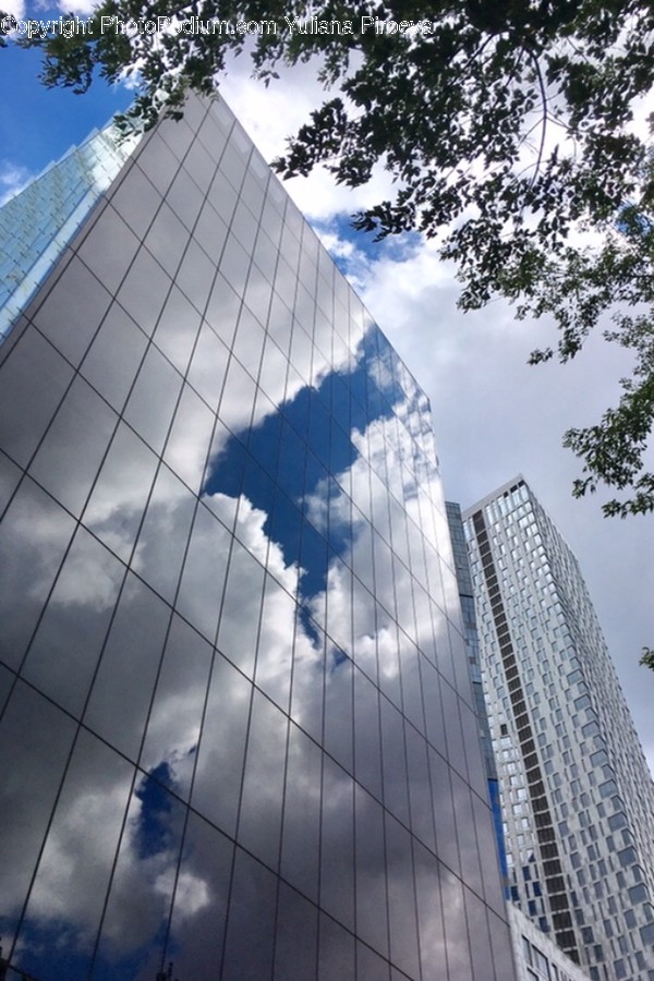 Office Building, Building, Town, Urban, High Rise