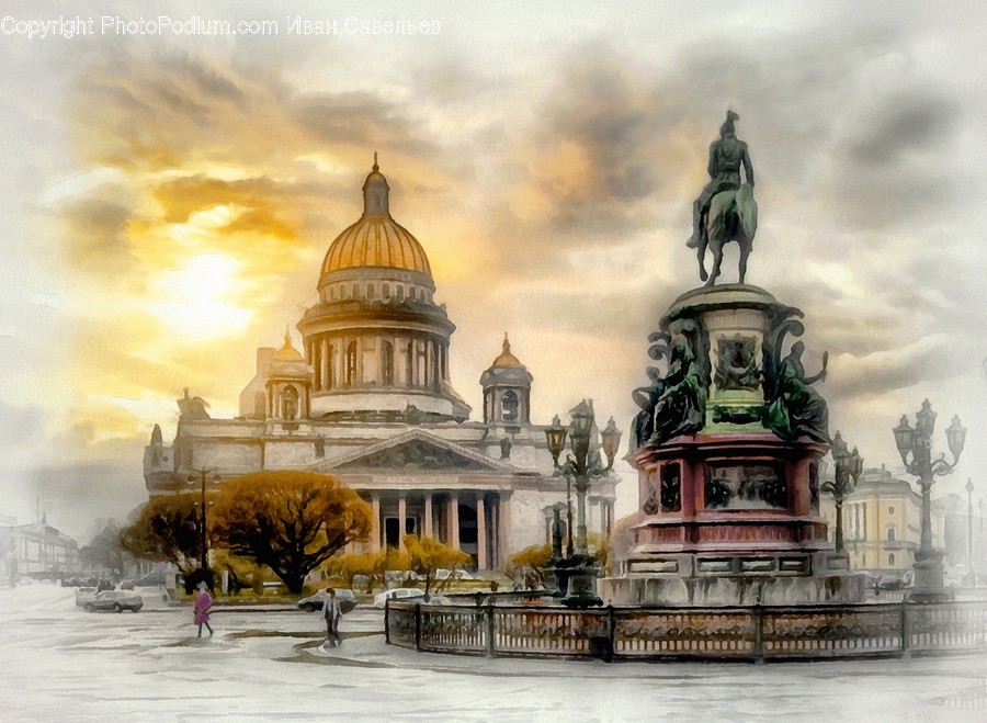 Dome, Building, Architecture, Human, Person