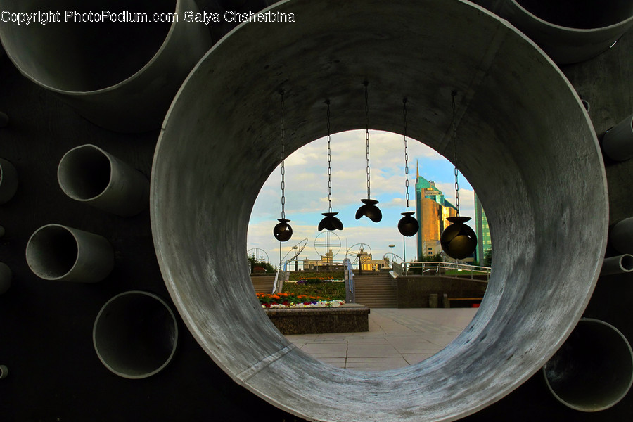 Sphere, Hole, Window, Playground, Play Area