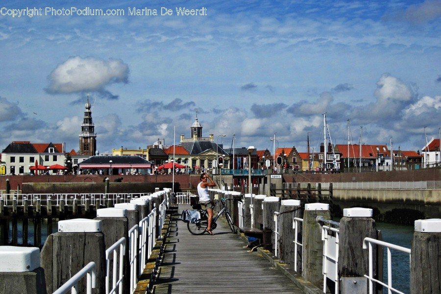 Human, Person, Waterfront, Water, Port
