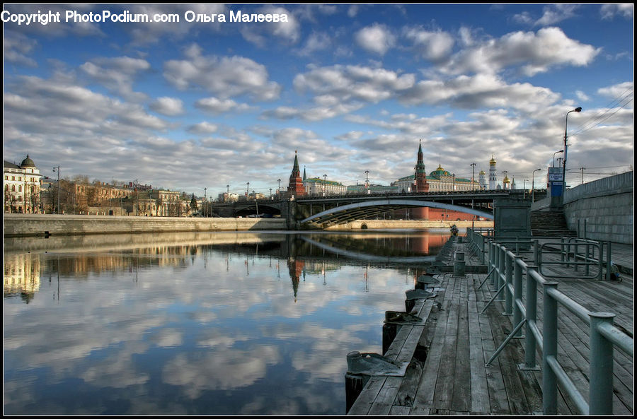 Bridge, Dock, Port, Waterfront, Harbor, Landing, Marina