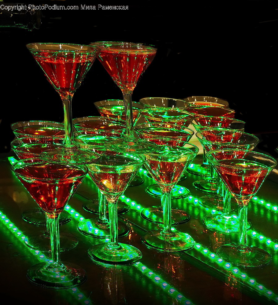 Glass, Goblet, Alcohol, Cocktail, Drink
