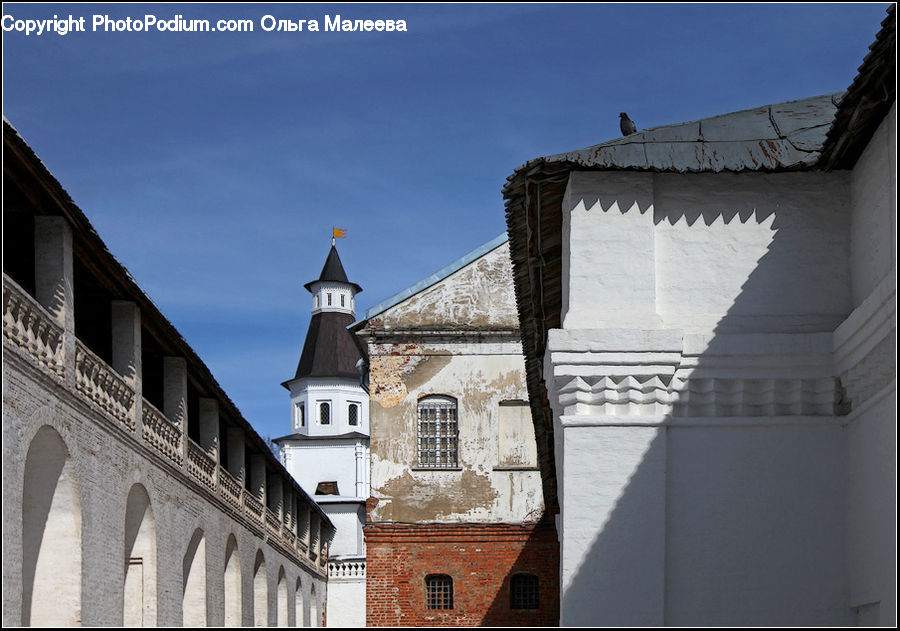 Patio, Architecture, Bell Tower, Clock Tower, Tower, Building, Apartment Building