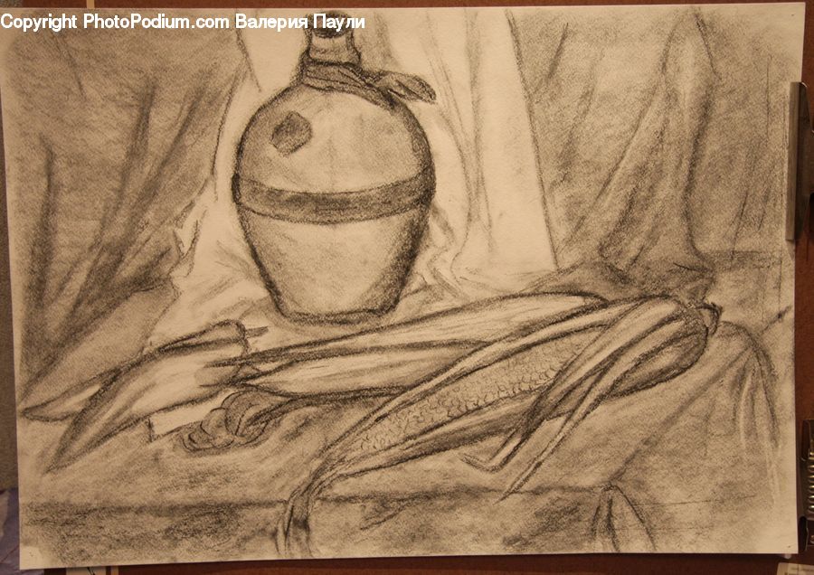 Drawing, Sketch, Art