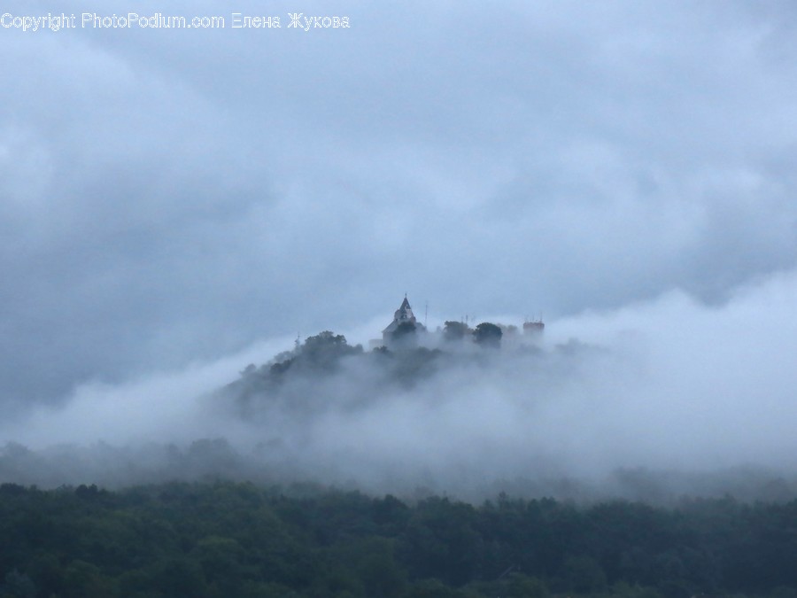 Nature, Weather, Outdoors, Fog, Mist