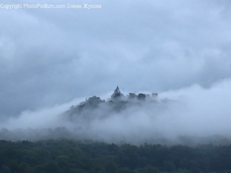 Nature, Weather, Outdoors, Fog, Mist
