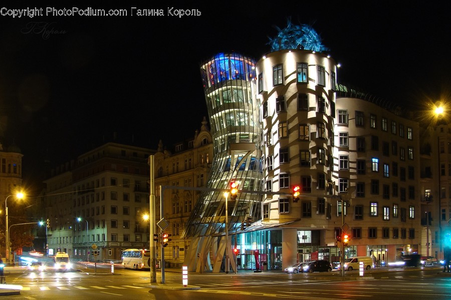 Urban, City, Downtown, Building, Town