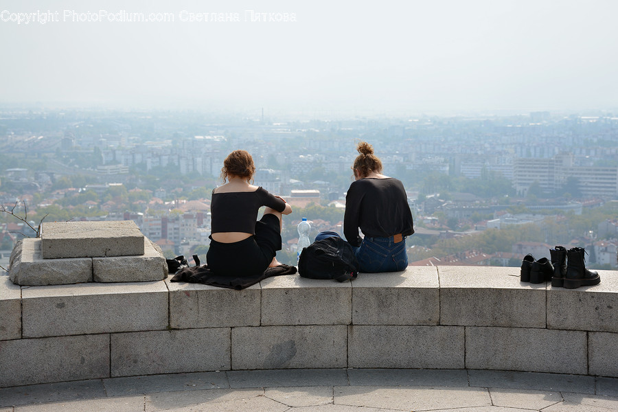 Human, Person, Sitting, Landscape, Nature