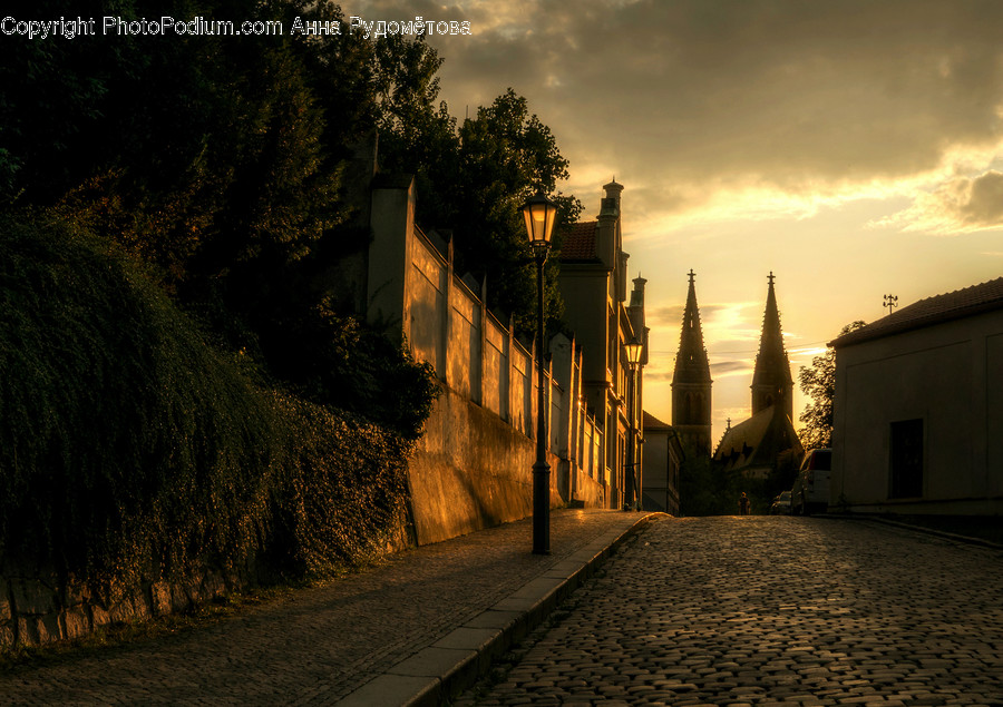 Walkway, Path, Sidewalk, Pavement, Cobblestone