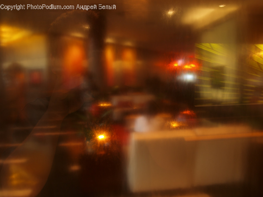 Lighting, Light, Flare, Pub, Bar Counter