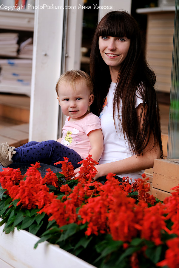 Human, Person, Plant, Flower, Blossom