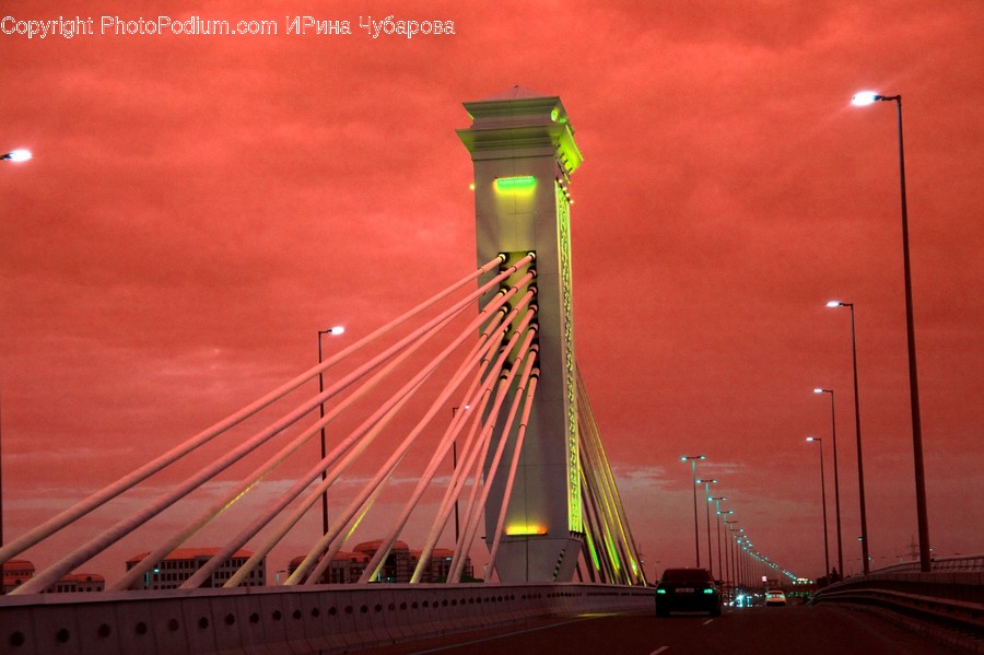 Building, Tower, Architecture, Bridge, Boat