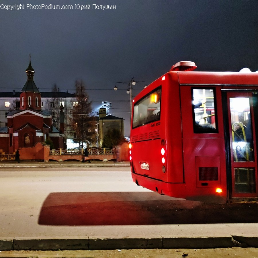 Vehicle, Transportation, Bus, Train, Human