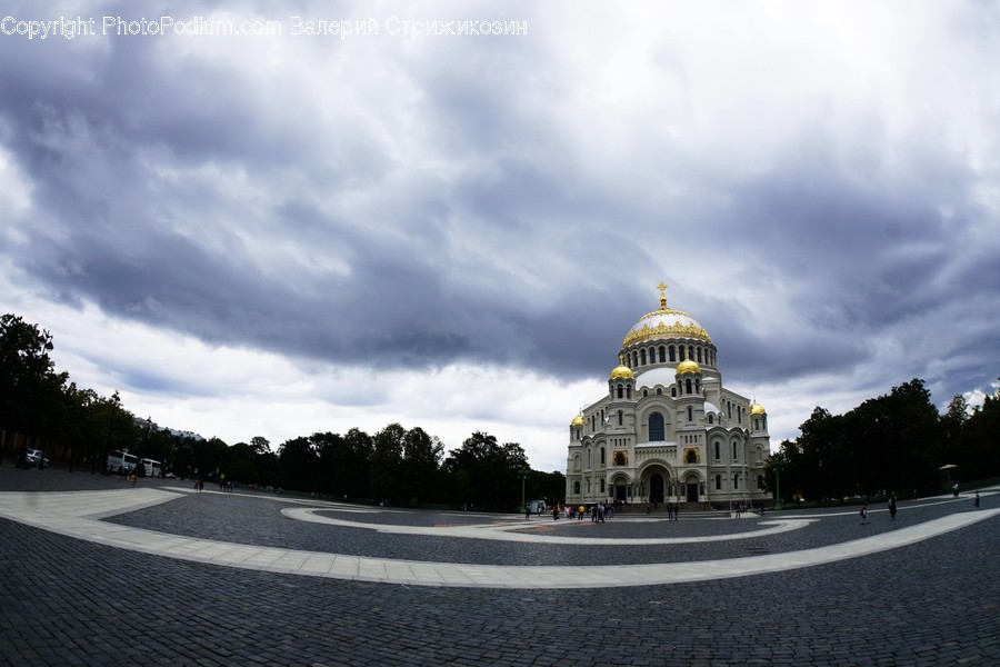 Architecture, Building, Dome, Downtown, Town