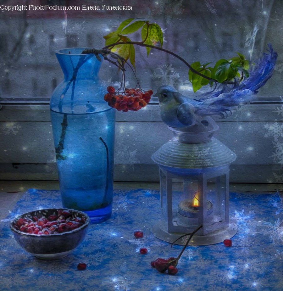 Plant, Jar, Fruit, Food, Flower