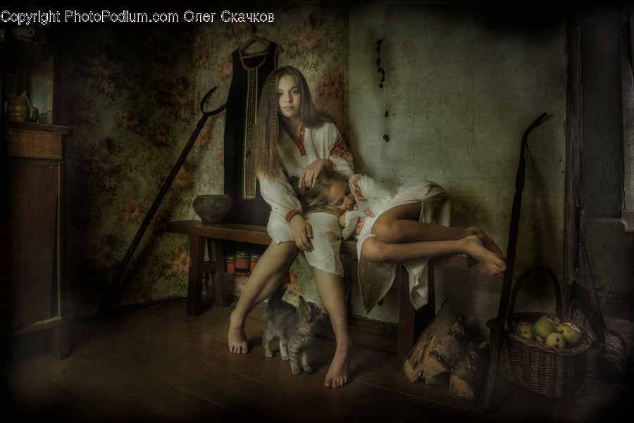 Human, Person, Painting, Art, Furniture