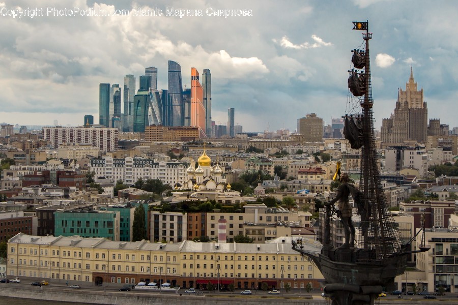 City, Building, Metropolis, Town, Urban