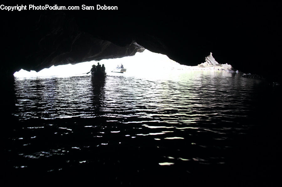 Coast, Cove, Outdoors, Sea, Water, Silhouette