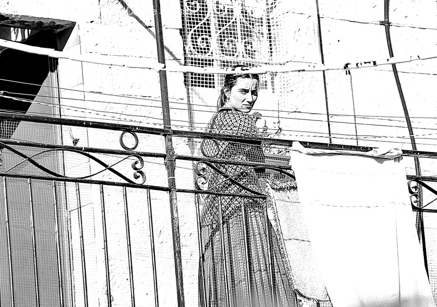 Human, Person, Apparel, Clothing, Handrail