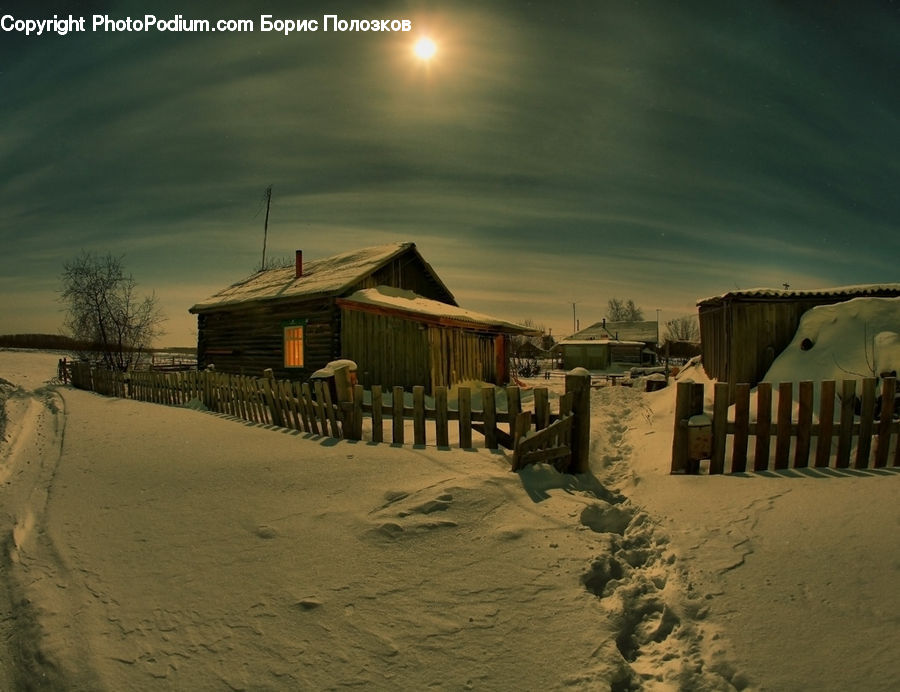 Outdoors, Sand, Soil, Fence, Building, Hut, Shelter