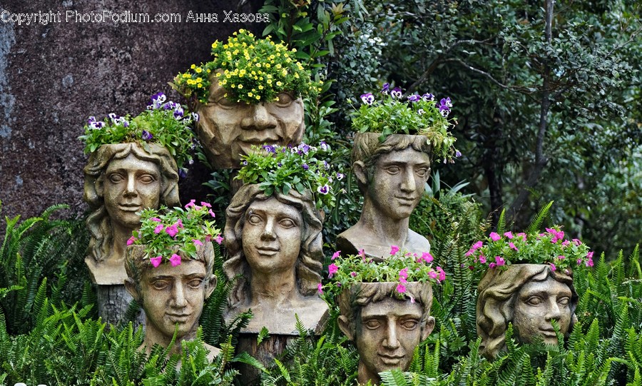 Head, Person, Human, Figurine, Art
