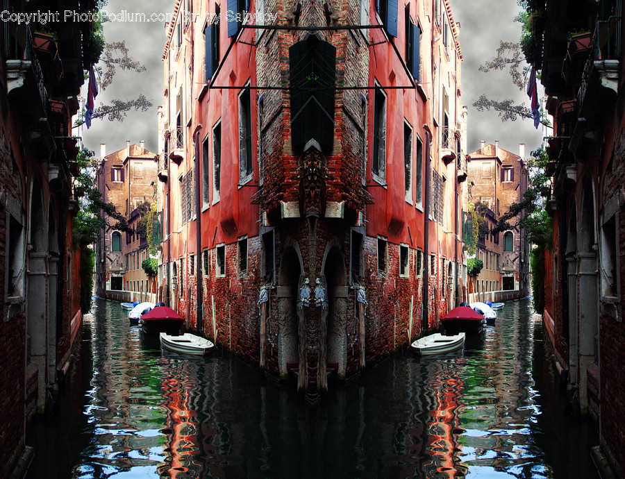 Water, Outdoors, Canal, Vehicle, Vessel