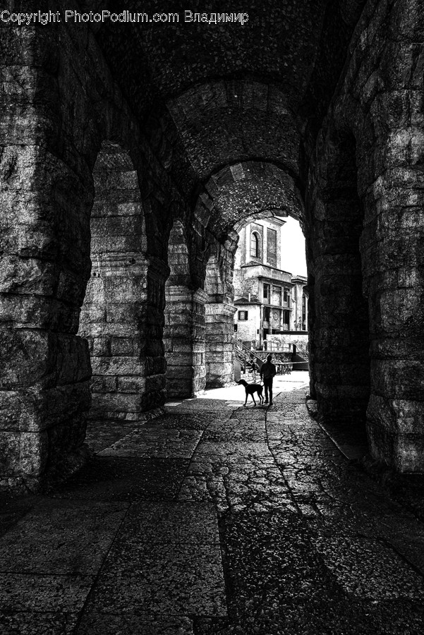 Walkway, Path, Sidewalk, Pavement, Human