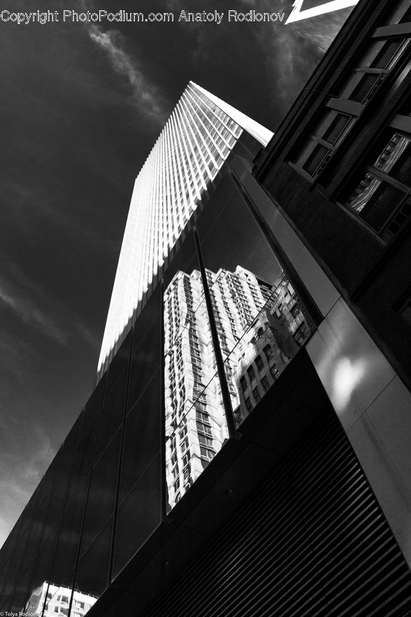 Building, Office Building, Town, High Rise, City
