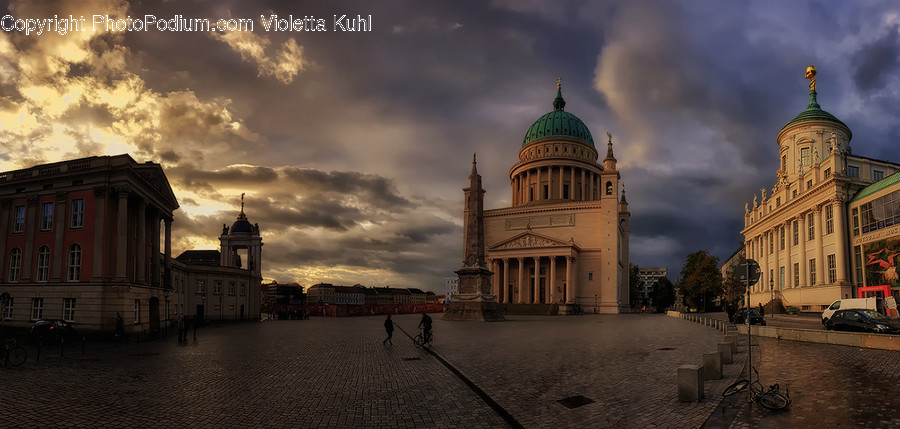 Building, Architecture, Dome, Downtown, Town