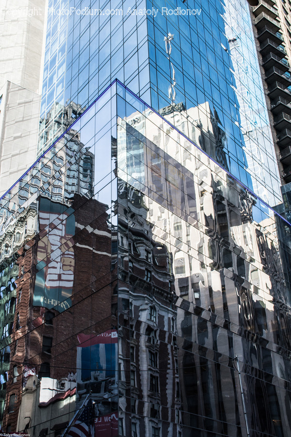 Building, Office Building, City, Town, High Rise