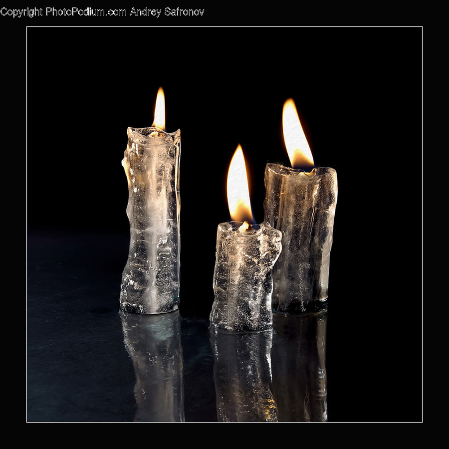 Fire, Flame, Candle, Crystal