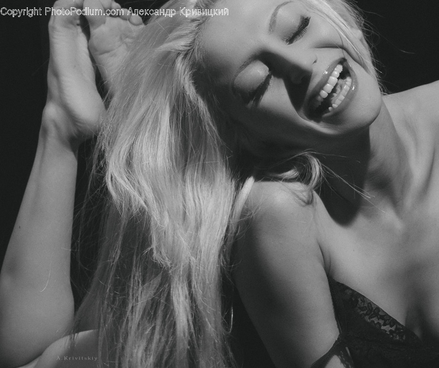 Human, Person, Face, Laughing, Female