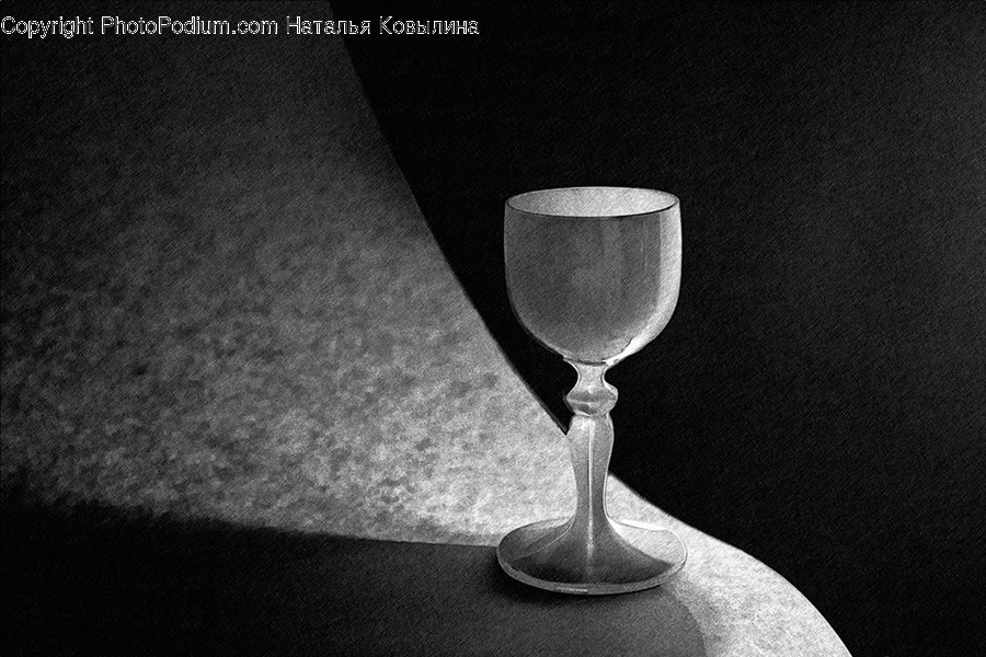 Glass, Goblet, Lamp, Crystal