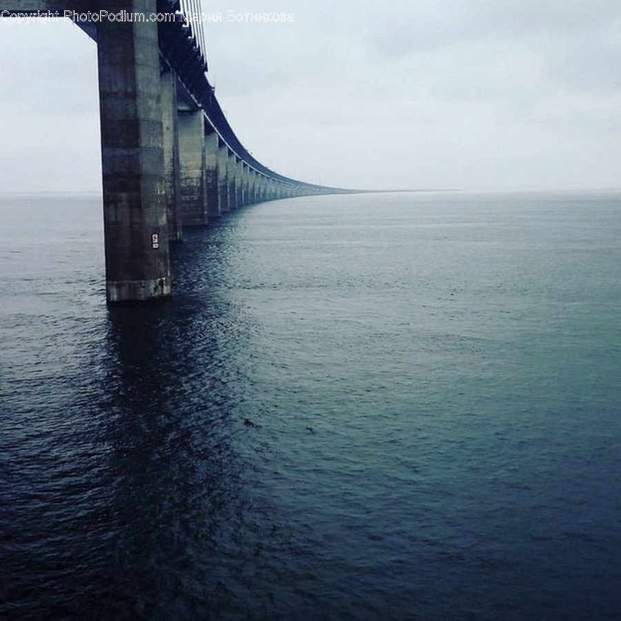 Water, Building, Outdoors, Nature, Bridge