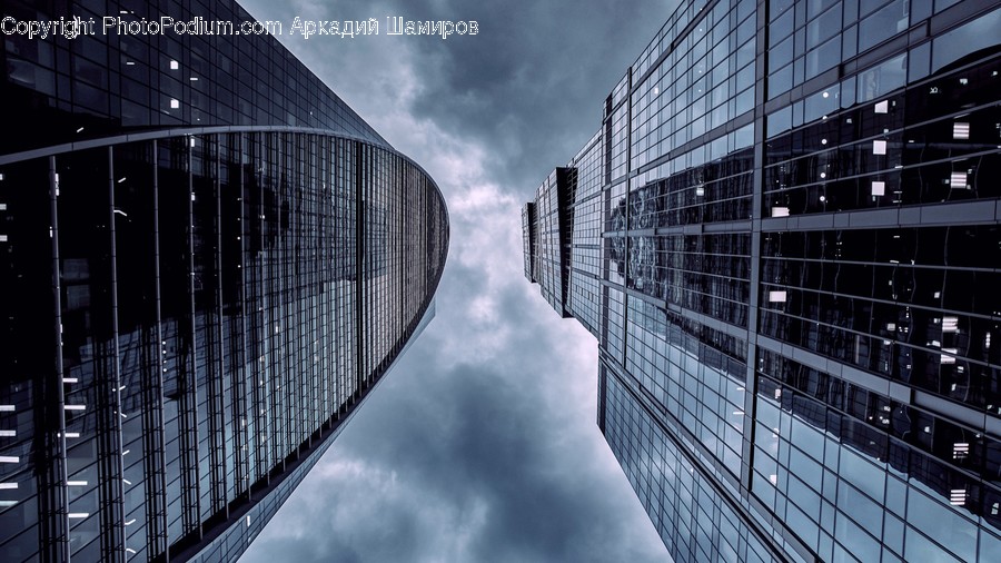 Town, Building, City, Urban, High Rise
