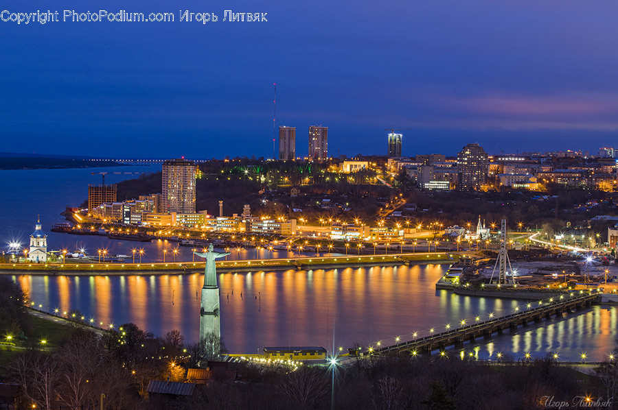 Water, Waterfront, Urban, Town, Metropolis