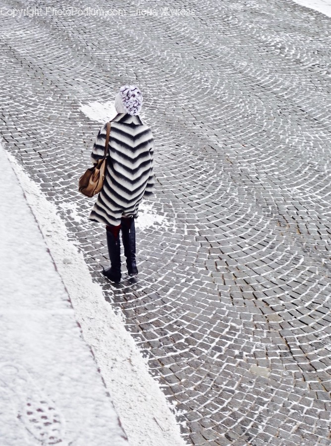 Walkway, Path, Sidewalk, Pavement, Human