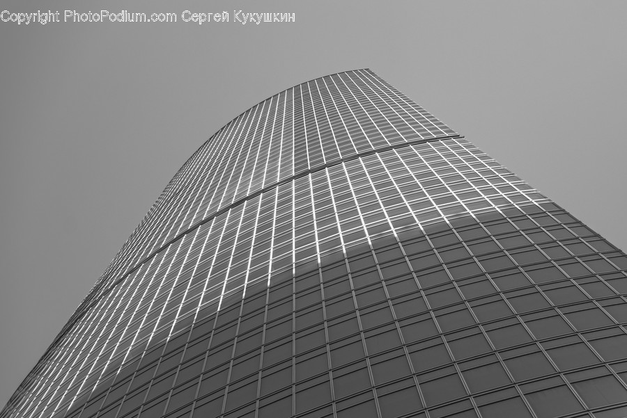 Building, Office Building, Electrical Device, Solar Panels, Architecture