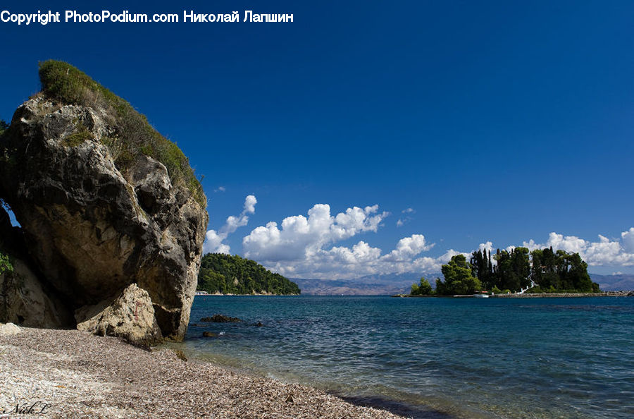 Beach, Coast, Outdoors, Sea, Water, Rock, Cliff