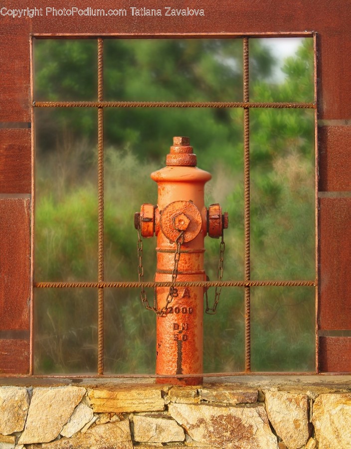 Hydrant, Fire Hydrant, Brick