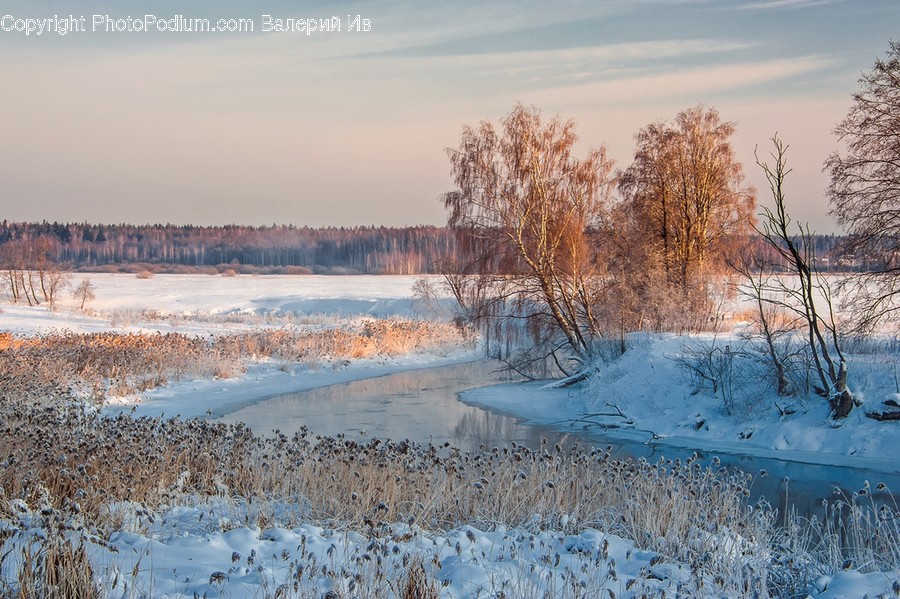 Nature, Outdoors, Ice, Snow, Winter