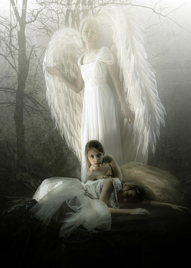 Art, Angel, Archangel, Human, Person