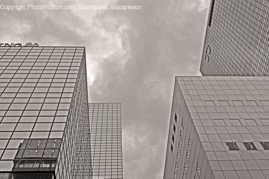 Office Building, Building, City, Town, High Rise