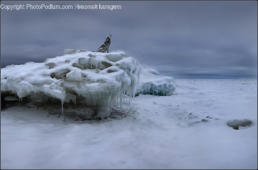 Nature, Ice, Outdoors, Mountain, Snow