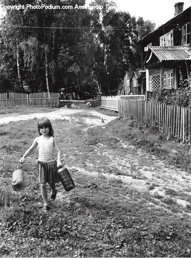 People, Person, Human, Building, Cottage, Housing, Yard