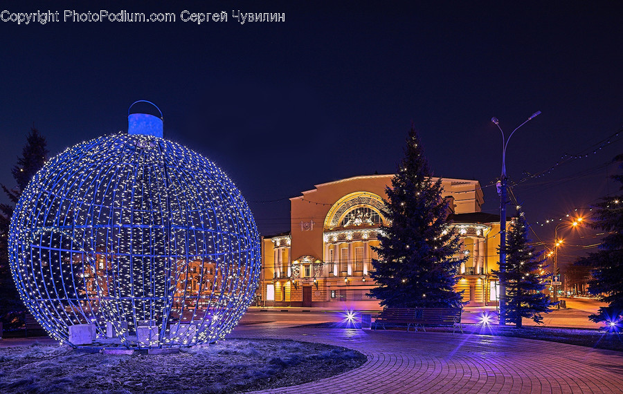 Building, Architecture, Sphere, City, Downtown